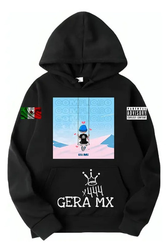 Sudadera Gera Mx Rich Vagos X444 Mex Complicado Song | Meses sin interés