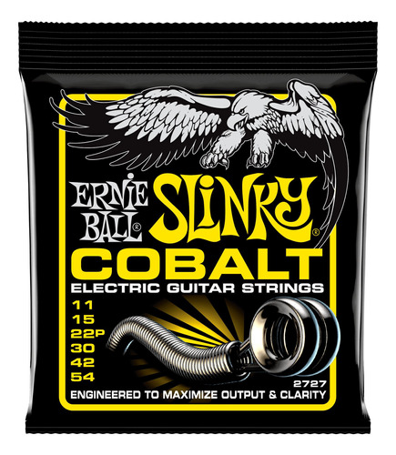 Encordado Ernie Ball Slinky Cobalt Guitarra Eléctrica 2727