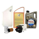 Kit De 4 Filtros + Aceite 7000 Peugeot 207 Compact 1.4 Hdi