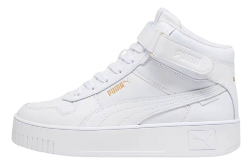 Tenis Puma Carina Street Mid White Mujer Juvenil