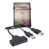 Adaptador Usb 2.0 A Sata Disco Duro Hdd Ssd 2.5 Con Case 