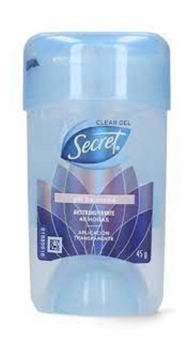 Secret Desodorante Clear Gel Ph Balanced 45g