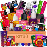 Kit 60 Gel Lubrificante Sexual Açoes Prazer Atacado Produtos