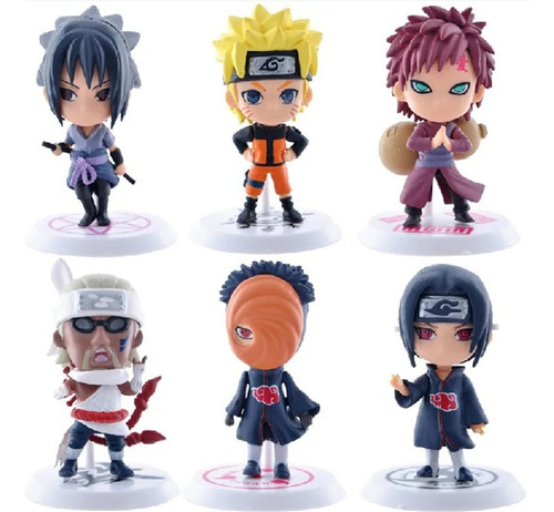 Lote Com 6 Miniatura Naruto Shippuden Oferta 