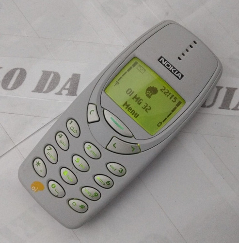 Celular Nokia 3310 Tijolão Relíquia De Chip 100%ok Antigo