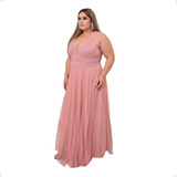 Vestido Festa Azul Tiffany Plus Size - Madrinha Casamento