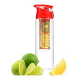 Infusor De Frutas Tritan 800ml Botella De Agua Deportiva