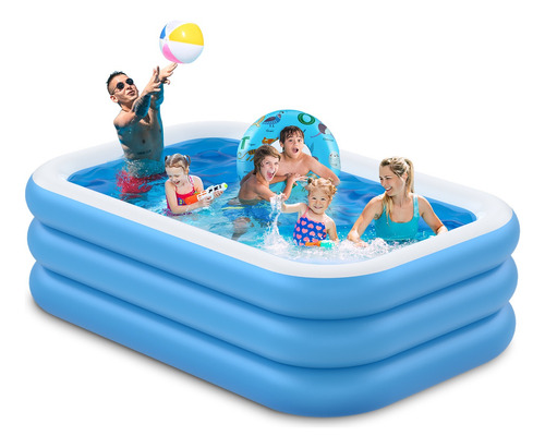 Alberca Inflable Grandes Piscina Inflable Rectangular 3m