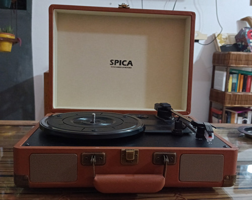 Tocadiscos Vinilo Bluetooth Spica Sp-t90 Vintage Excelente