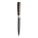 Cuchillo Acero Inoxidable Slice Sakura Diseño 24 Cm 501 Color Plateado