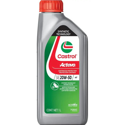 Aceite Moto 4t Castrol Actevo 20w50 Sintetico 1l | MercadoLibre