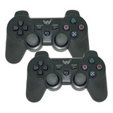 Controle Ps3 Sem Fio Compatível Playstation 3 Kit Com 2