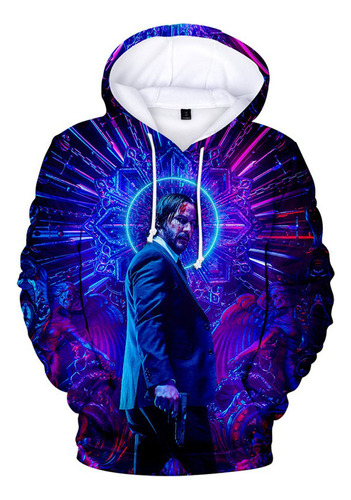 John Wick 3d Print Hoodies Fashion Streetwear (en Ingl Tenis