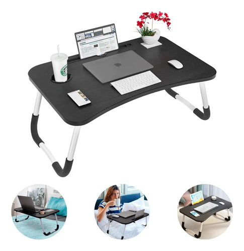 Mesa Portátil Dobrável P/ Notebook Cama Home Office Refeição