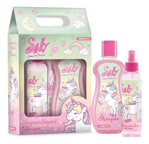 Set Kids Infantil Sally Body Splash X1 25ml + Shampoo X200ml