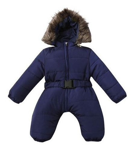 I Niños Chaquetas Invierno Niño Ab09 Niña Mameluco Con Capuc