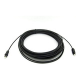 Negro Fibra Optica Digital Spdif Toslink Cable De Audio Neg