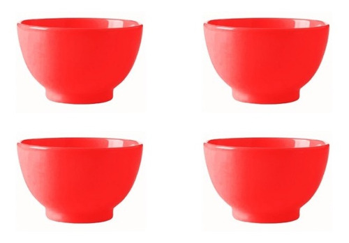 Bowl Ceramica X4 Cereales Sopero 14,5cm Colores 600c