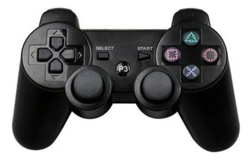 Controle Joystick Ps3 Black + Brinde Cabo Carregador 