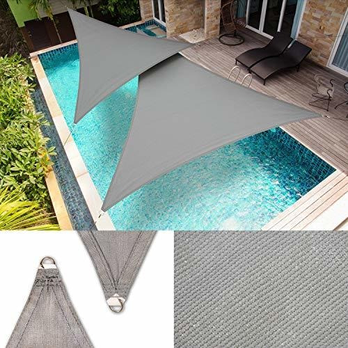 Toldo Triangular, Tela Permeable Al Agua Y Resistente