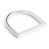 Anillo Minimalista Cuadrado Plata .925