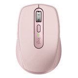 Logitech Mx Anywhere 3, Mouse Compacto Avanzado - Rosado Color Rosa