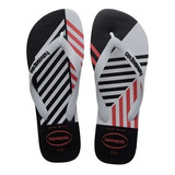 Ojotas Havaianas Trend Black Grey Hombre Original