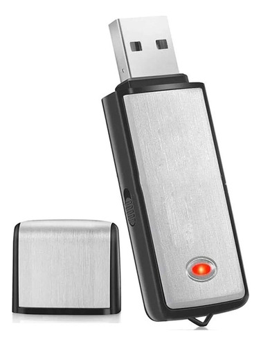 Mini Grabadora De Voz Espía Con Micrófono/usb 16gb 19horas