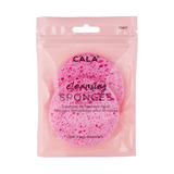 Esponja Limpieza Facial Rosa Exfoliante Cala Pack 2 Piezas