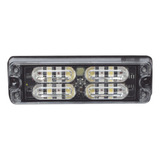 Luz Perimetral, 12 Led Ultra Brillantes, Color Rojo / Claro