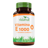 Vitamina E 1000 30 Cápsulas Vidanat