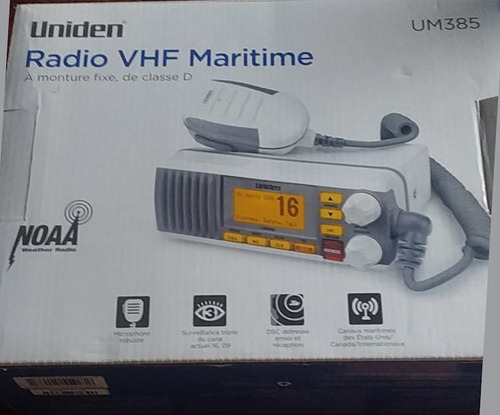 Radio Vhf Marina Uniden Um385