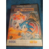 Cartucho Master Sistem Original Tectoy Sonic Spinball