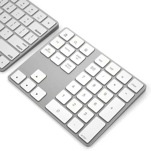 Teclado Numérico Inalámbrico De Aluminio 34 Bt Tecla