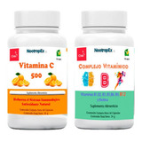 Complejo Vitamínico B + Vitamina C (cápsulas Vegetales) 