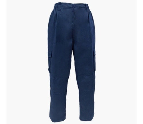 Pantalon Cargo Gabardina Azul Marino - Ropa De Trabajo