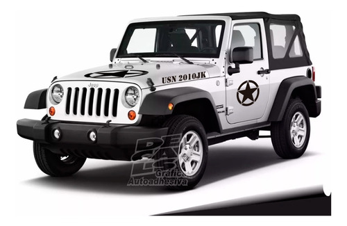 Calco Kit Us Army Jeep Wrangler - Renegade - Willys - Ika