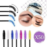 Cepillos X50 Peine Rimmel Para Cejas Y Pestañas Extensión