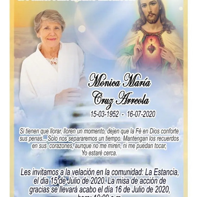 Esquelas Luctuosas Invitaciones Velación Aniversario 50 Pzs