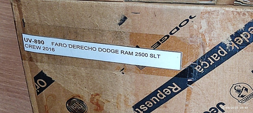 Faro Delantero Derecho Dodge Ram 2009-2016 Foto 10
