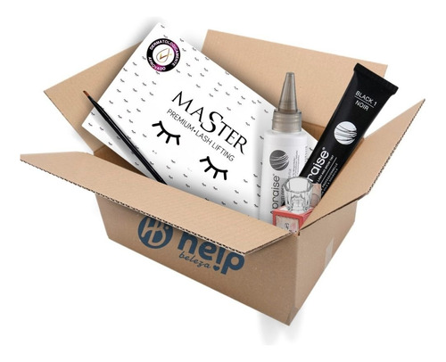 Kit Lash Lifting Master Com Tintura Apraise E Ox - Preto