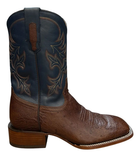 Bota Oklahoma Boots Piel Panza De Avestruz Original Vaquera