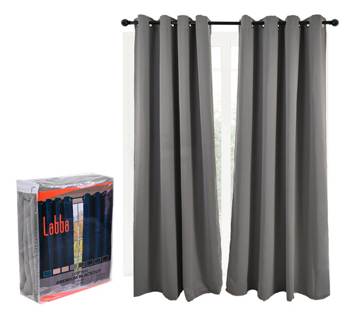 Cortinas Premium  Blackout  300 X 230 Cm En 2 Paneles 