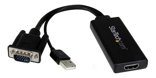 Adaptador Video Audio Vga M A Hdmi H Con Usb Startech