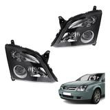 Par Faros Chevrolet Vectra 2003 2004 2005 Negro Tyc Bsj