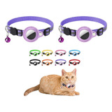 Kit 2 Coleira Cachorro Gato Case Capa Fixa Airtag