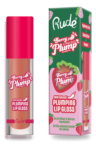 Gloss Berry Plumping Bare Rude Cosmetics