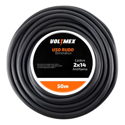 Cable Uso Rudo 2x14 De 50 Metros | Envío gratis