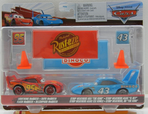 Disney Pixar Cars Lightning Mcqueen El Rayo Y The King Elrey