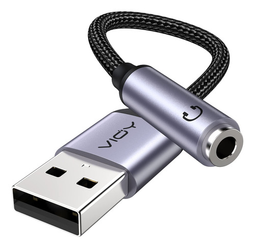 Adaptador De Audio Usb A Conector De 0.138 in, Adaptador Aux